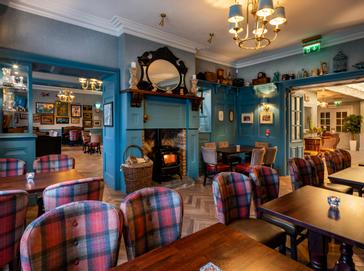 Relax by our wood burning stove