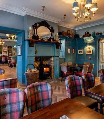 Relax by our wood burning stove